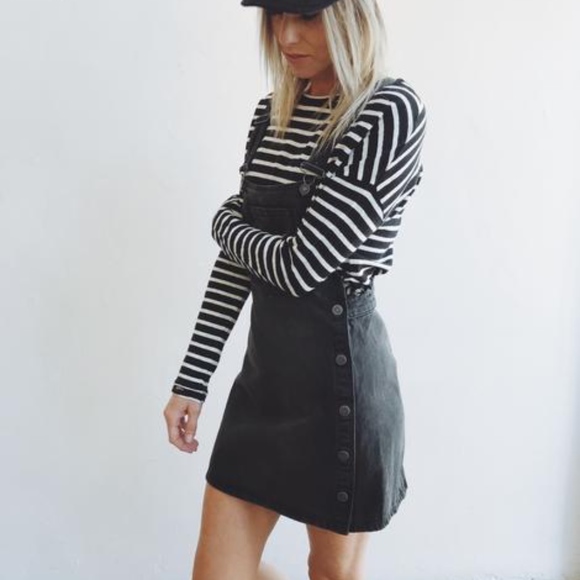 free people louise denim skirtall